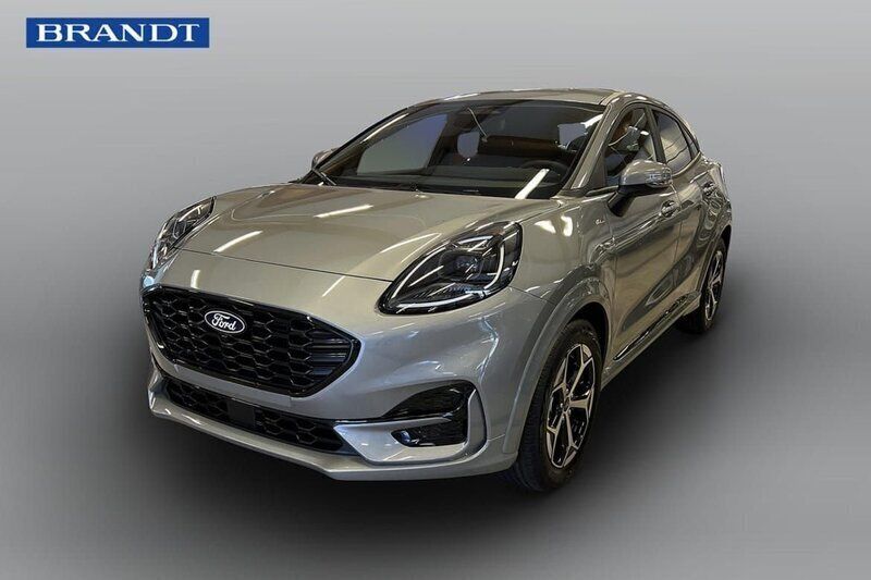 Grå Ny 2024 Ford Puma ST-Line SUV | 332 300 kr (Dyr) - Bild 1/4