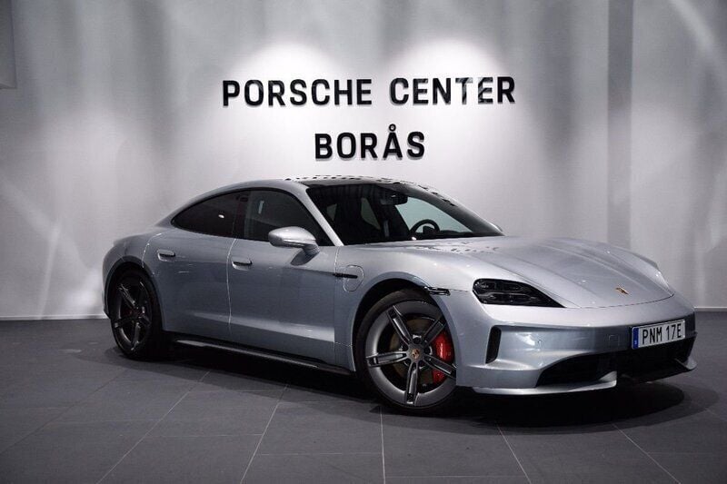 Silver Ny 2025 Porsche Taycan 4S Sedan | 1 700 000 kr - Bild 1/4