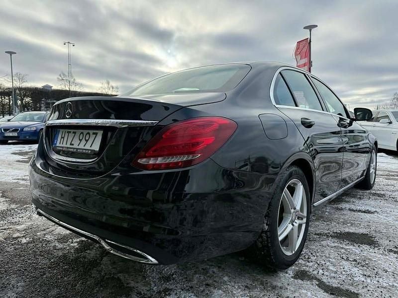 Begagnad Mercedes C220 Avantgarde 170 HK (125 kW) 2015 Svart Sedan