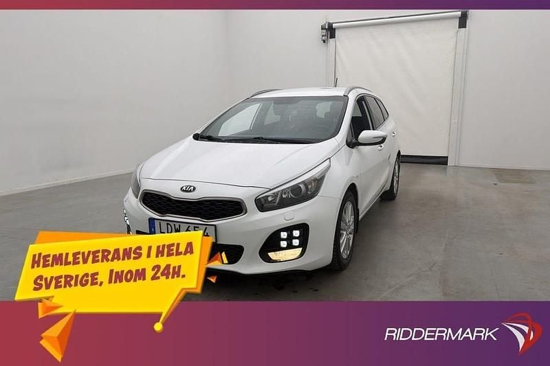 Vit Begagnad 2015 Kia Ceed Sportswagon GT-Line Kombi | 124 800 kr (Marknadspris) - Bild 1/3