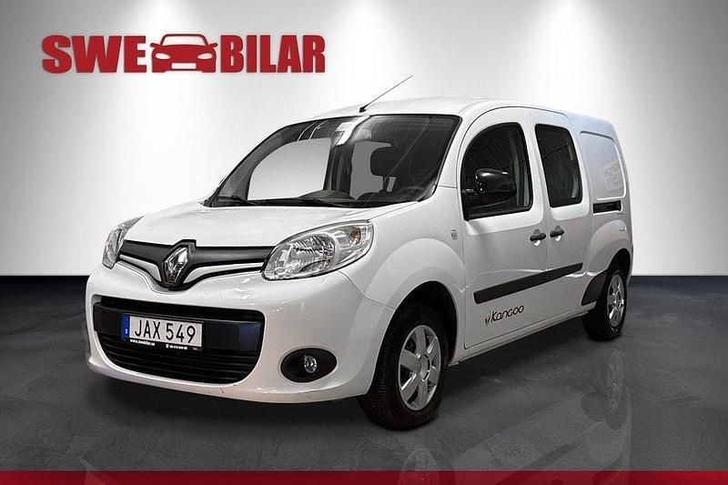 Vit Begagnad 2018 Renault Kangoo Minibuss | 99 900 kr (Marknadspris) - Bild 1/4
