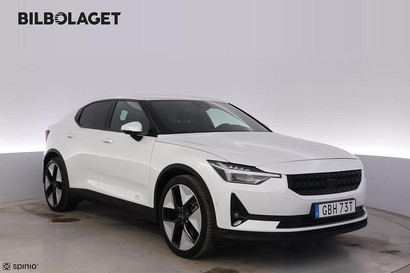 Begagnad Polestar 2 Long Range Single Motor 309 kW (421 HK) 2022 Vit Halvkombi