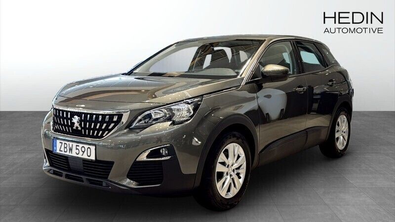 Grön (brown) Begagnad 2017 Peugeot 3008 SUV | 129 900 kr (Bra pris) - Bild 1/4