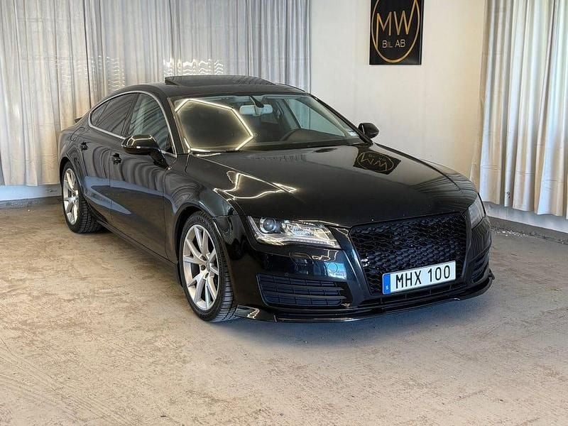 Begagnad Audi A7 Sportback S-Line 204 HK (150 kW) 2012 Svart Halvkombi