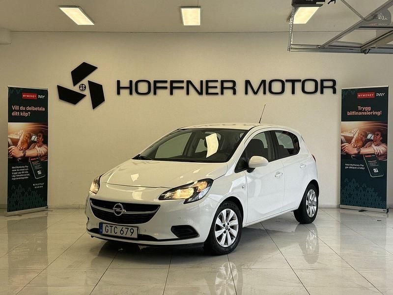 Vit Begagnad 2015 Opel Corsa Enjoy Halvkombi | 54 000 kr (Marknadspris) - Bild 1/4
