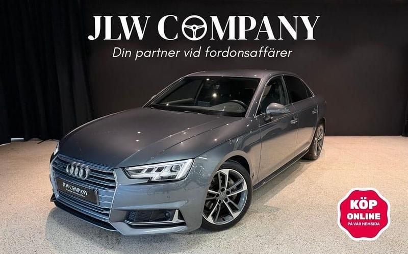 Grå metallic Begagnad 2019 Audi A4 Sedan | 269 000 kr (Marknadspris) - Bild 1/4