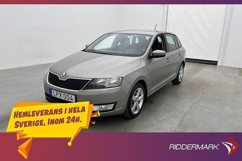 Ljusbrun (lbrun) Begagnad 2014 Skoda Rapid Halvkombi | 89 800 kr (Marknadspris) - Bild 1/3