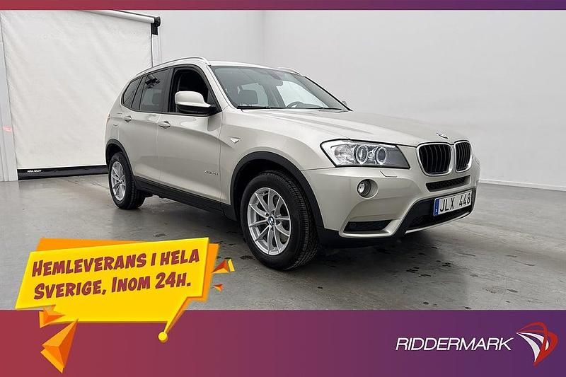 Begagnad BMW X3 184 HK (135 kW) 2013 Ljusgrå SUV