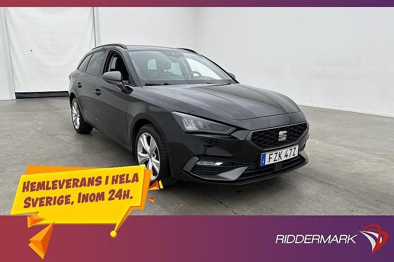 Svart Begagnad 2021 Seat Leon ST FR Kombi | 219 900 kr (Marknadspris) - Bild 1/3
