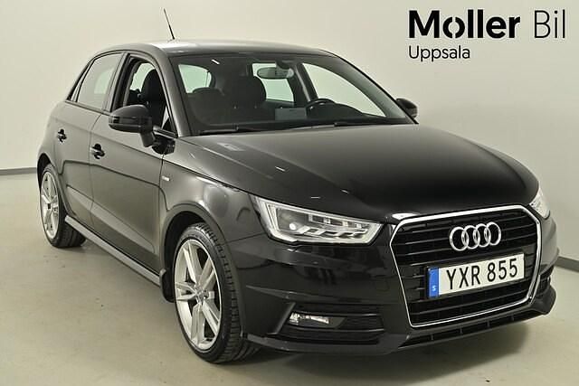 Svart Begagnad 2017 Audi A1 Sportback S-Line Halvkombi | 159 900 kr (Marknadspris) - Bild 1/4