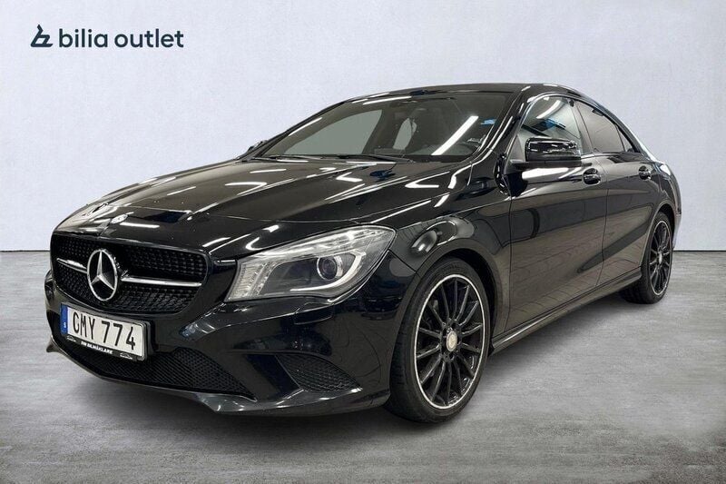Svart Begagnad 2014 Mercedes CLA220 Night Sedan | 169 900 kr (Marknadspris) - Bild 1/3