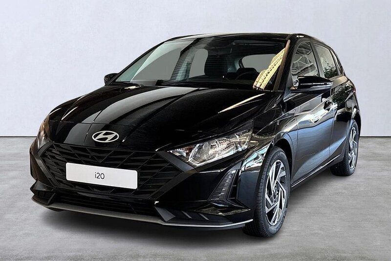 Svart Ny 2024 Hyundai i20 Halvkombi | 268 400 kr (Dyr) - Bild 1/4