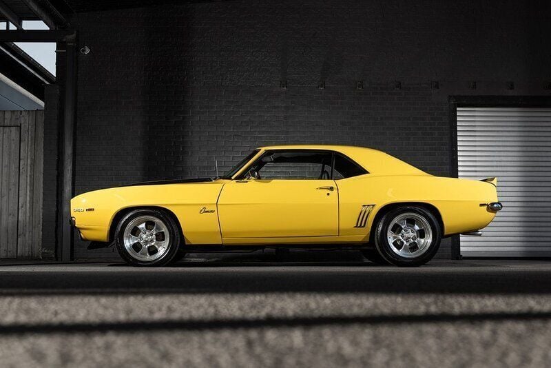 Begagnad Chevrolet Camaro 197 HK (144 kW) 1969 Gul Cab