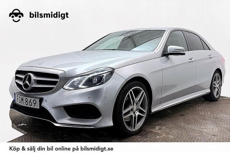 Silver Begagnad 2014 Mercedes E250 Avantgarde Sedan | 227 800 kr (Lite dyr) - Bild 1/3