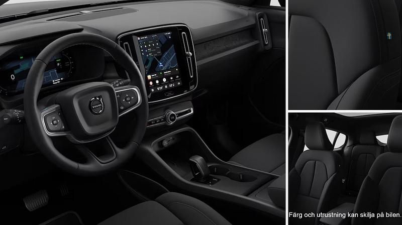 Ny Volvo EC40 Single Motor Extended Range 185 kW (252 HK) 2026 Svart SUV