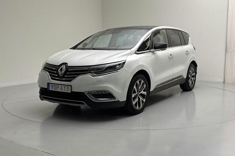 Vit Begagnad 2017 Renault Espace Zen Minibuss | 130 000 kr - Bild 1/4