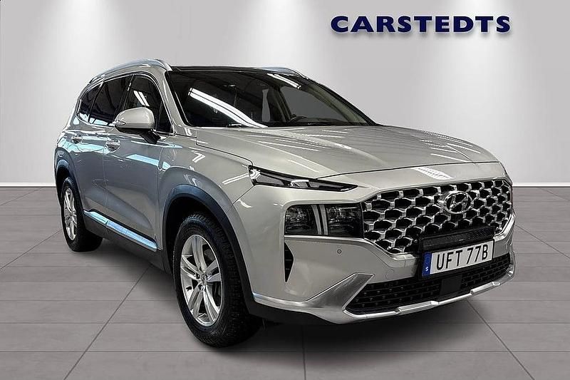 Grå Begagnad 2022 Hyundai Santa Fe Advanced SUV | 399 900 kr (Bra pris) - Bild 1/4