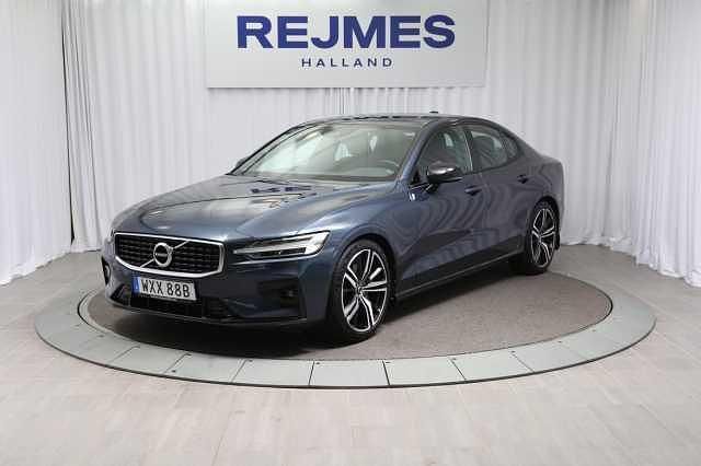 Mörkblå Begagnad 2019 Volvo S60 R-Design Sedan | 344 500 kr (Marknadspris) - Bild 1/4