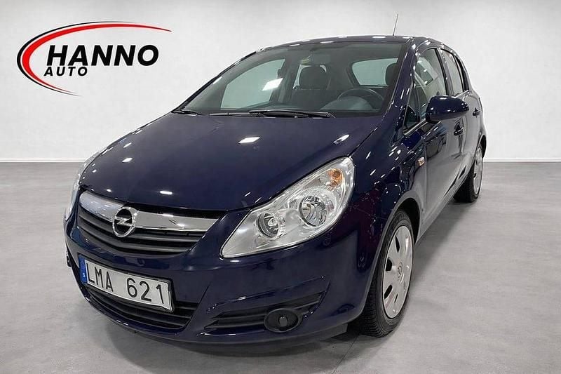Begagnad Opel Corsa 90 HK (66 kW) 2009 Blå Halvkombi
