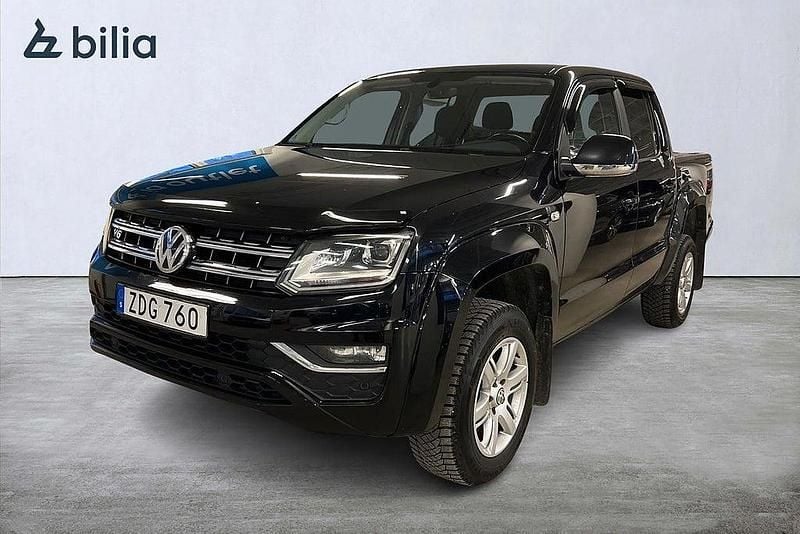 Svart Begagnad 2018 VW Amarok Pickup | 287 500 kr - Bild 1/4