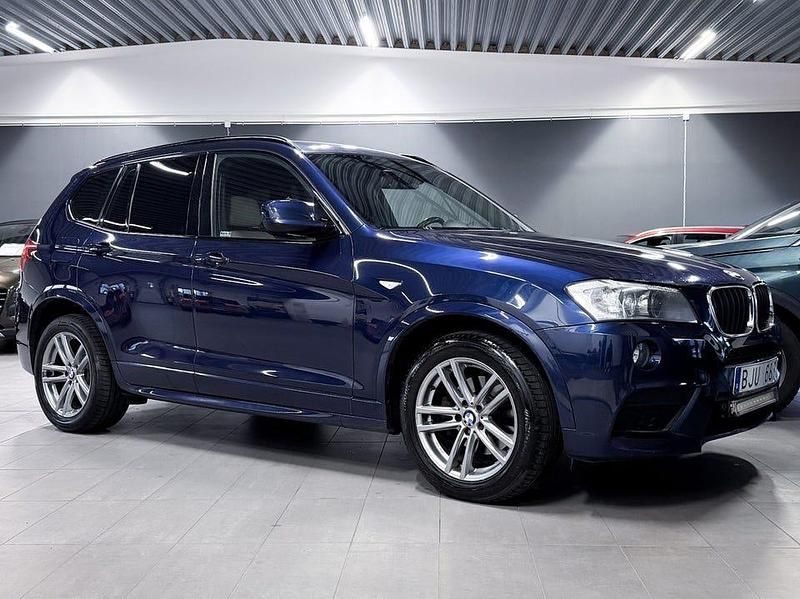 Begagnad BMW X3 M Sport 184 HK (135 kW) 2011 Blå SUV