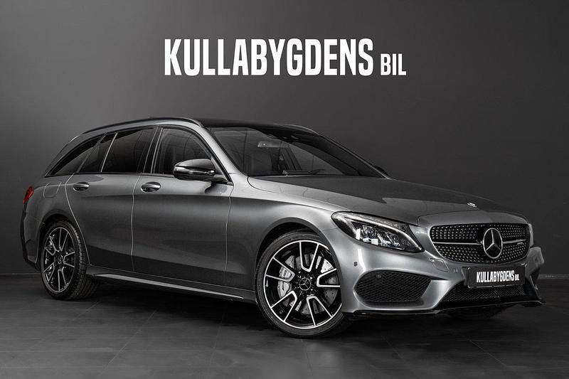 Grå Begagnad 2017 Mercedes C43 AMG AMG Kombi | 319 000 kr (Marknadspris) - Bild 1/4