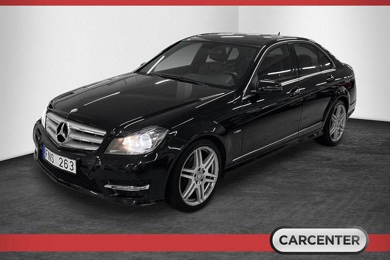 Svart Begagnad 2012 Mercedes C220 AMG Sedan | 99 500 kr (Marknadspris) - Bild 1/4