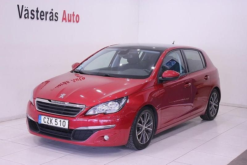 Röd Begagnad 2014 Peugeot 308 Active Halvkombi | 59 000 kr (Marknadspris) - Bild 1/4