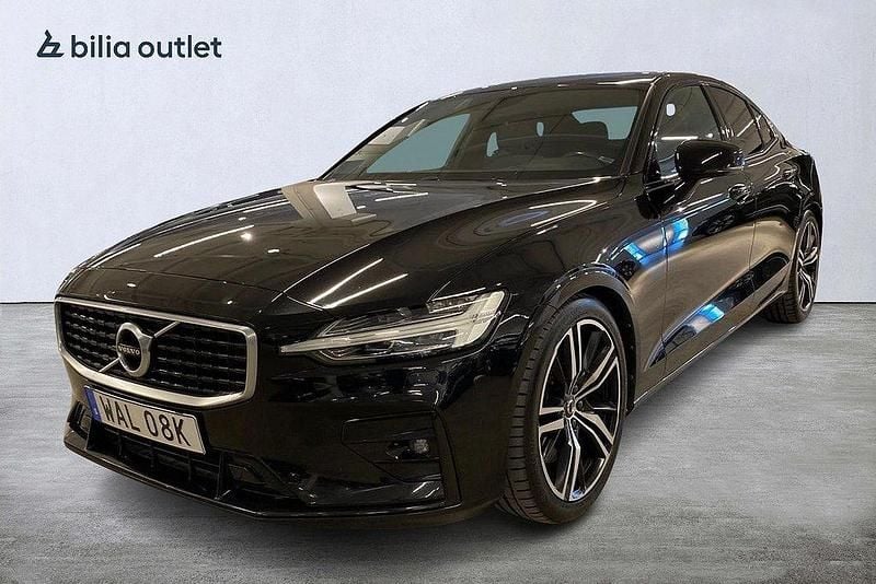 Svart Begagnad 2019 Volvo S60 R-Design Sedan | 314 900 kr (Marknadspris) - Bild 1/4