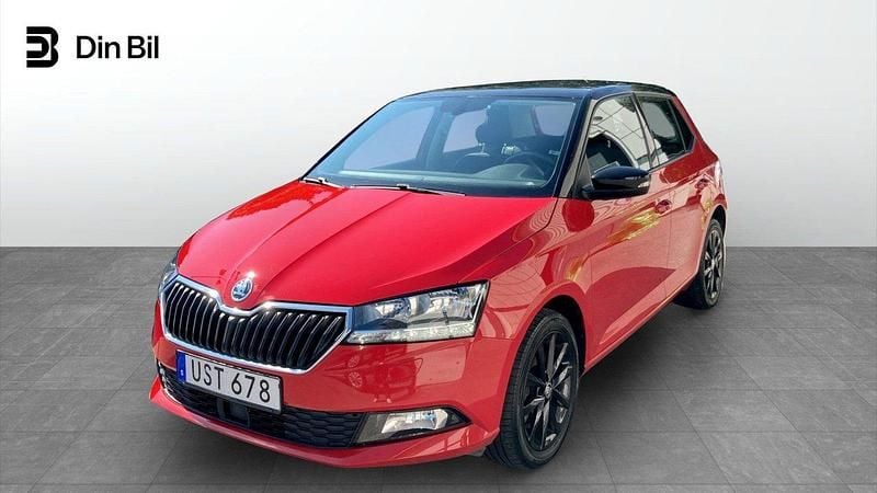Röd Begagnad 2018 Skoda Fabia Style Halvkombi | 159 900 kr (Marknadspris) - Bild 1/4