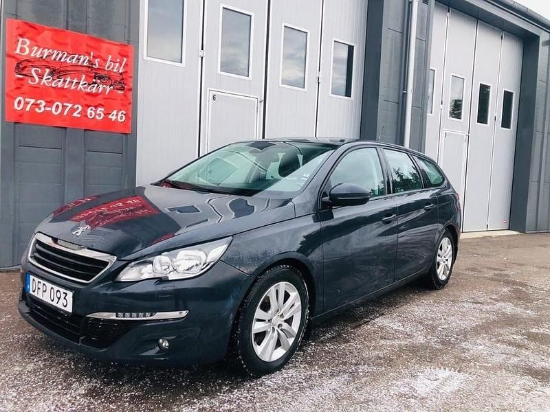 Grå Begagnad 2016 Peugeot 308 SW Active Kombi | 54 900 kr (Marknadspris) - Bild 1/4