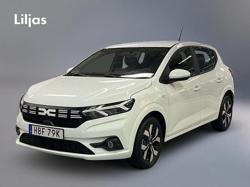 Vit Ny 2025 Dacia Sandero Expression Halvkombi | 222 900 kr (Marknadspris) - Bild 1/4