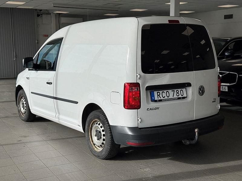 Begagnad VW Caddy 75 HK (55 kW) 2016 Vit Minibuss