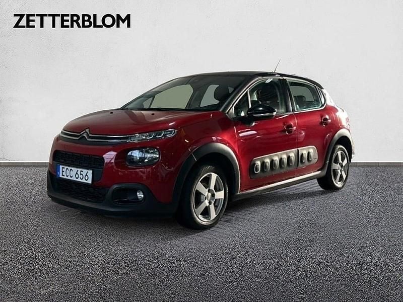 Röd Begagnad 2018 Citroën C3 Kombi | 109 000 kr (Marknadspris) - Bild 1/4