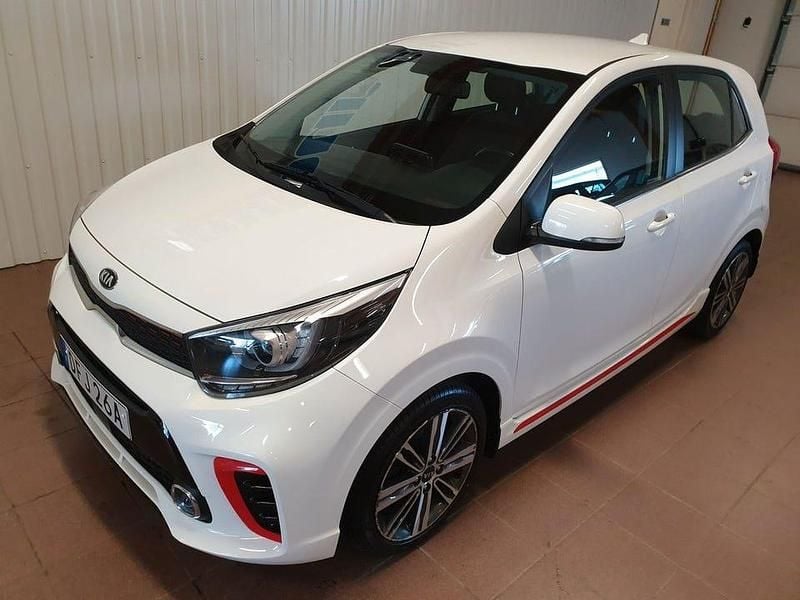 Begagnad Kia Picanto GT-Line 101 HK (74 kW) 2019 Vit Halvkombi
