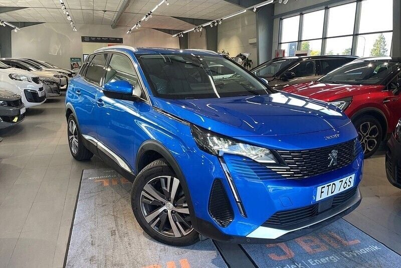 Blå Begagnad 2020 Peugeot 3008 Allure SUV | 239 900 kr (Marknadspris) - Bild 1/4