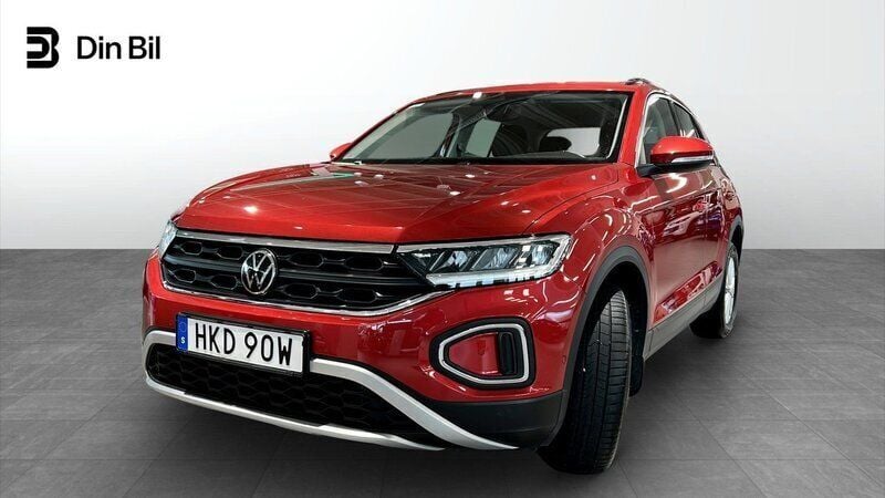 Röd (kings red metallic) Begagnad 2022 VW T-Roc Life SUV | 219 900 kr (Marknadspris) - Bild 1/4