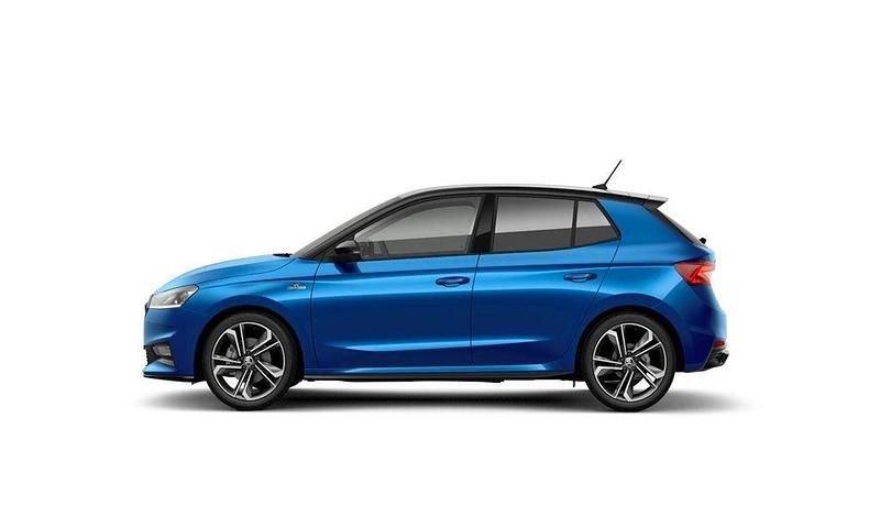 Blå Ny 2025 Skoda Fabia Monte Carlo Halvkombi | 334 900 kr - Bild 1/2