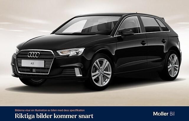 Svart Begagnad 2020 Audi A3 Sport Sedan | 189 900 kr (Marknadspris) - Bild 1/4