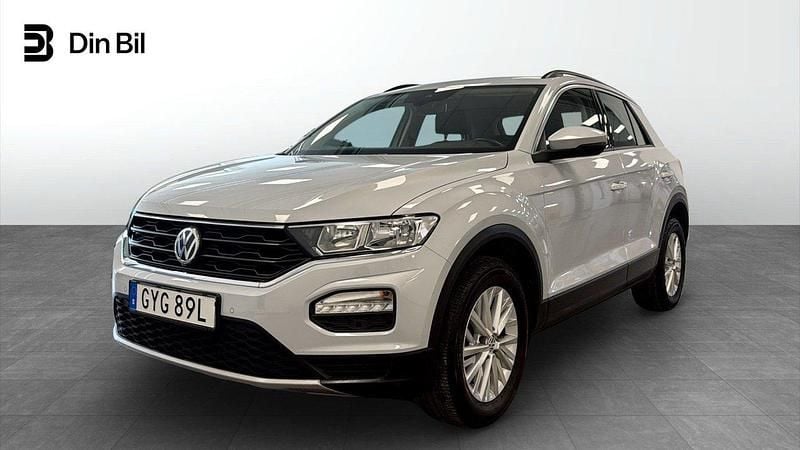 Vit Begagnad 2019 VW T-Roc Pro SUV | 179 900 kr (Marknadspris) - Bild 1/4