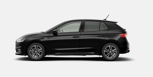 Svart Ny 2025 Skoda Fabia Monte Carlo Halvkombi | 229 900 kr (Marknadspris) - Bild 1/4