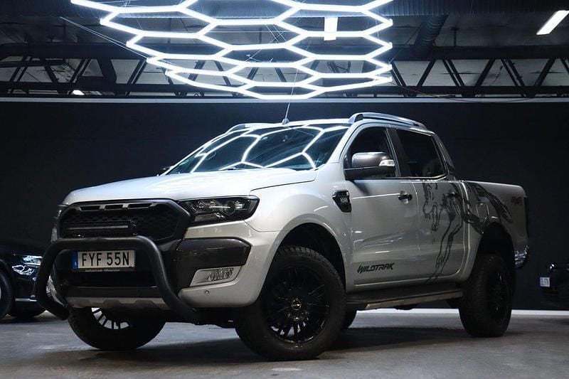 Silver Begagnad 2017 Ford Ranger Wildtrack Pickup | 319 900 kr (Lite dyr) - Bild 1/4