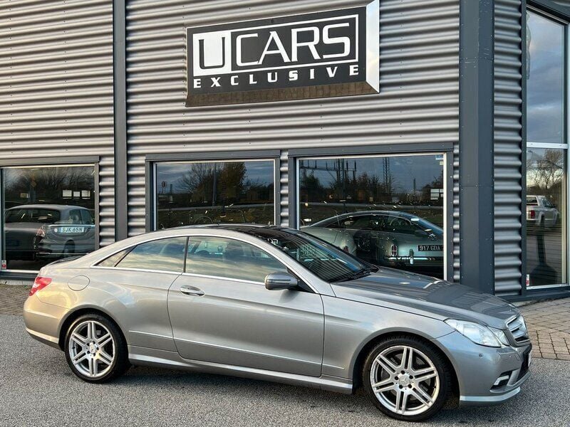 Grå Begagnad 2009 Mercedes E500 Kleemann Sportkupé | 179 800 kr - Bild 1/4