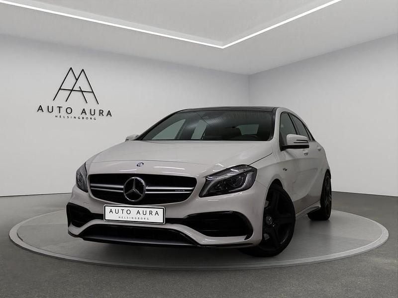 Vit Begagnad 2017 Mercedes A45 AMG AMG | 289 900 kr (Marknadspris) - Bild 1/4