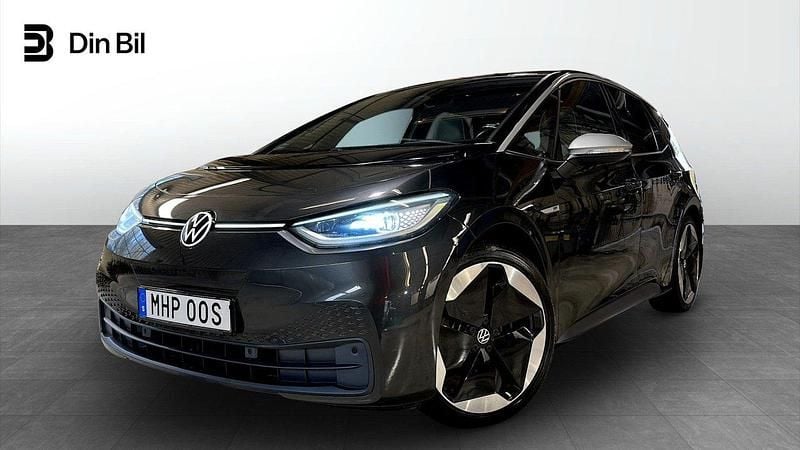 Mörkgrå Begagnad 2020 VW ID.3 Pro Performance Halvkombi | 244 900 kr (Lite dyr) - Bild 1/4