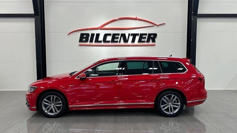 Röd Begagnad 2018 VW Passat GT Kombi | 218 900 kr (Marknadspris) - Bild 1/4