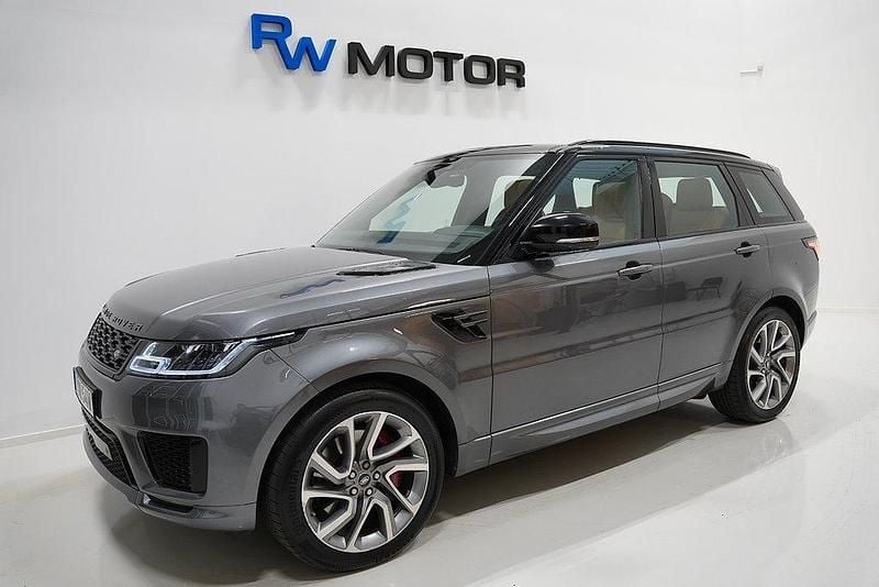 Grå Begagnad 2019 Land Rover Range Rover Sport HSE Dynamic SUV | 499 900 kr (Superpris) - Bild 1/4