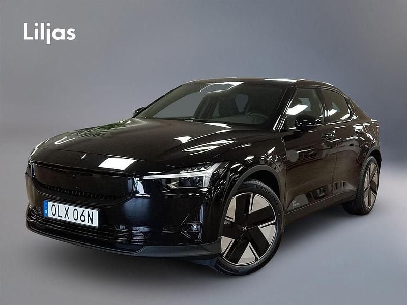 Svart Ny 2025 Polestar 2 Long Range Single Motor Sedan | 591 000 kr - Bild 1/4
