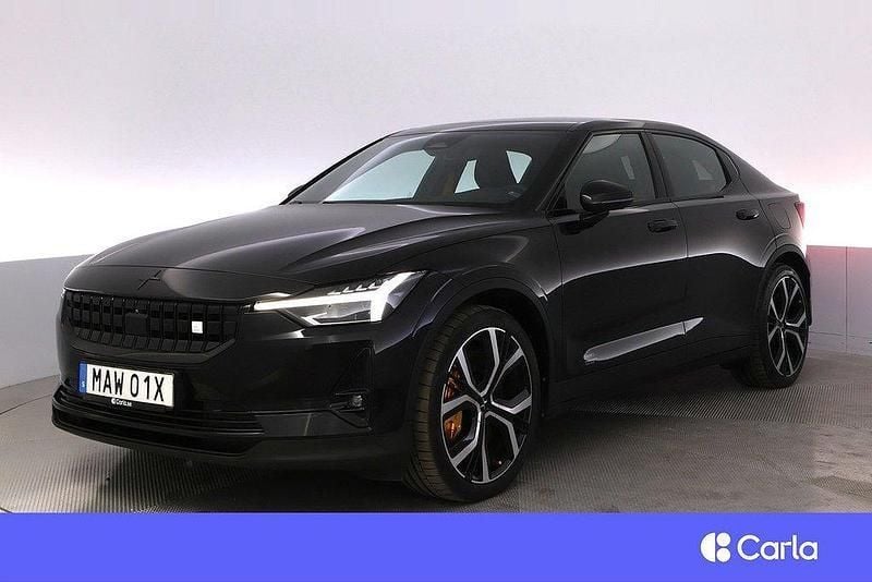 Svart Begagnad 2023 Polestar 2 Performance Sedan | 454 900 kr (Marknadspris) - Bild 1/4