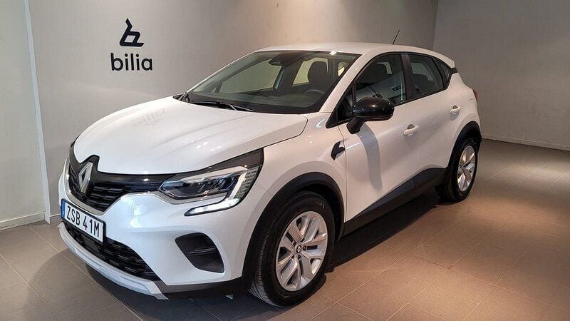 Vit Begagnad 2021 Renault Captur Zen SUV | 209 000 kr (Marknadspris) - Bild 1/3